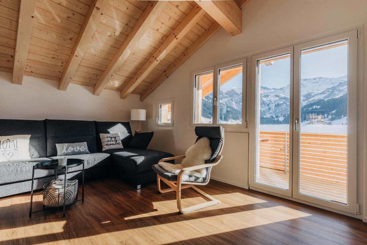 Chuenislodge2- Zwei Balkone, Gemuetlicher Kamin, Top Aussicht อาเดลโบเดิน ภายนอก รูปภาพ